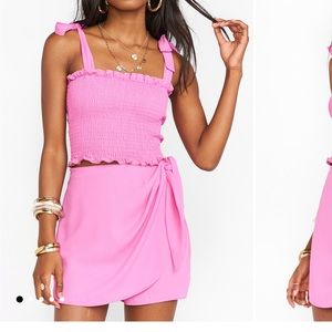 Show Me Your Mumu Crop Top and Skort
